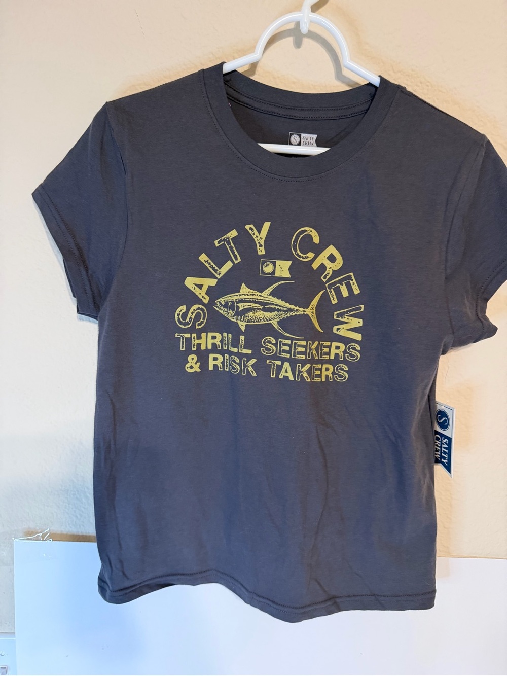 Salty Crew Gray Graphic Tee - Thrill Seekers